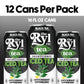 Ryl Unsweetened Black Iced Tea, 12-Pack (16oz), Zero Sugar, Low Carb, Non-GMO, Antioxidant Superblend, Gluten Free, Kosher
