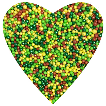 COOL MOM SPRINKLES Fiesta Nonpareils Sprinkles (4 oz.) - Themed Sprinkles for Decorating Ocean Cakes, Cupcakes, Cookies & Desser