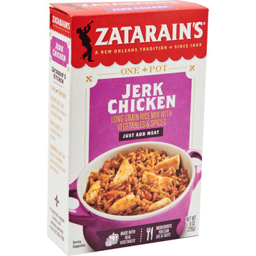 Zatarain s Jerk Chicken Rice, 8 oz (Pack of 12)