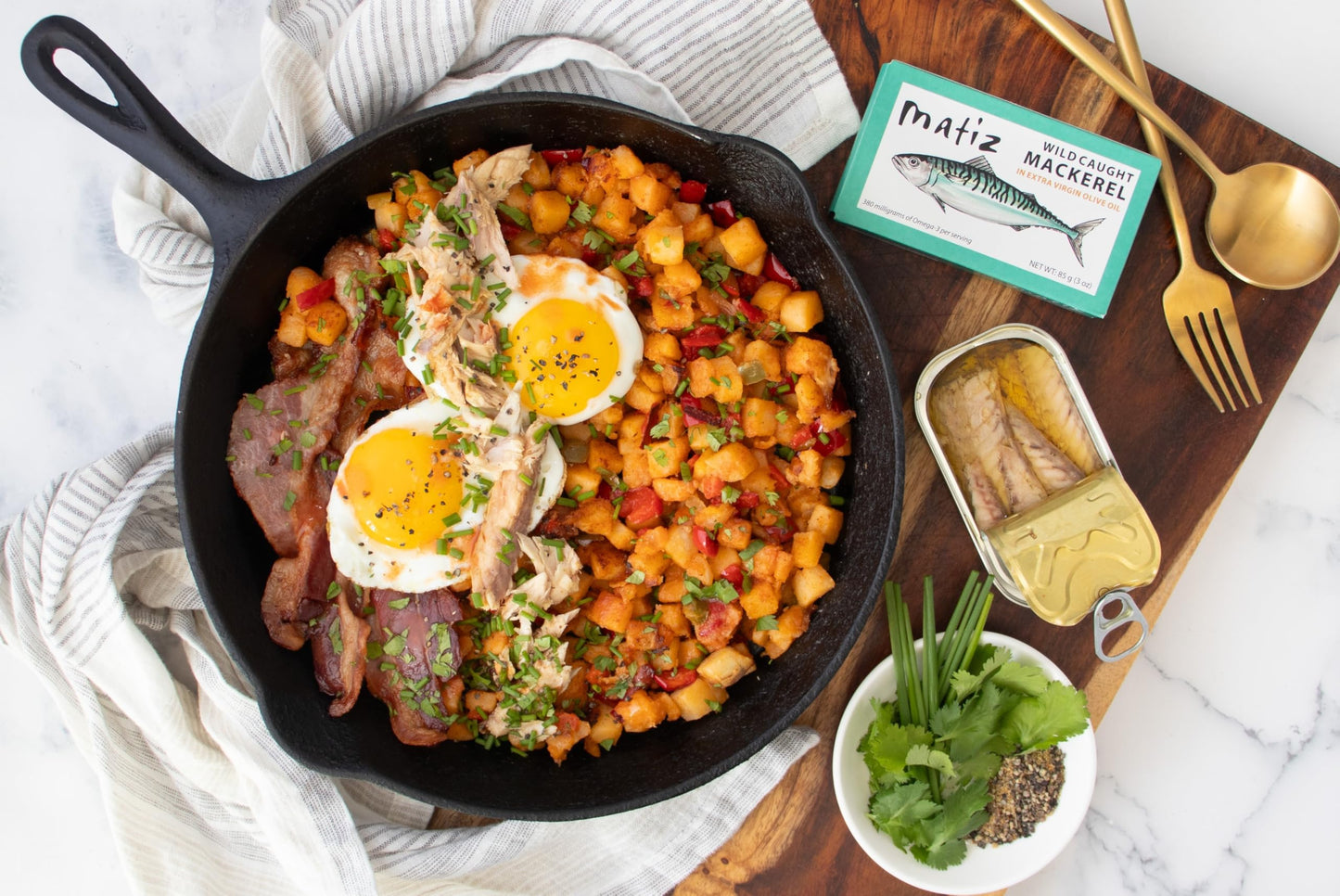 Matiz Mackerel in Extra Virgin Olive Oil, 3 Ounces, Wild Caught Spanish Fish