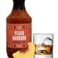 Green Jay Gourmet BBQ Sauce - Peach Bourbon - All-Natural - 19 Ounces - Perfect for Meats and Veggies