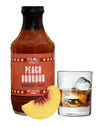 Green Jay Gourmet BBQ Sauce - Peach Bourbon - All-Natural - 19 Ounces - Perfect for Meats and Veggies