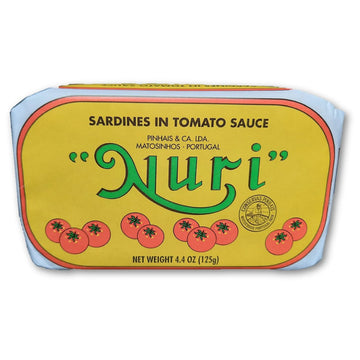 Nuri Portuguese Sardines In Tomato Sauce - 4 Pack - (4.4 Oz Cans)