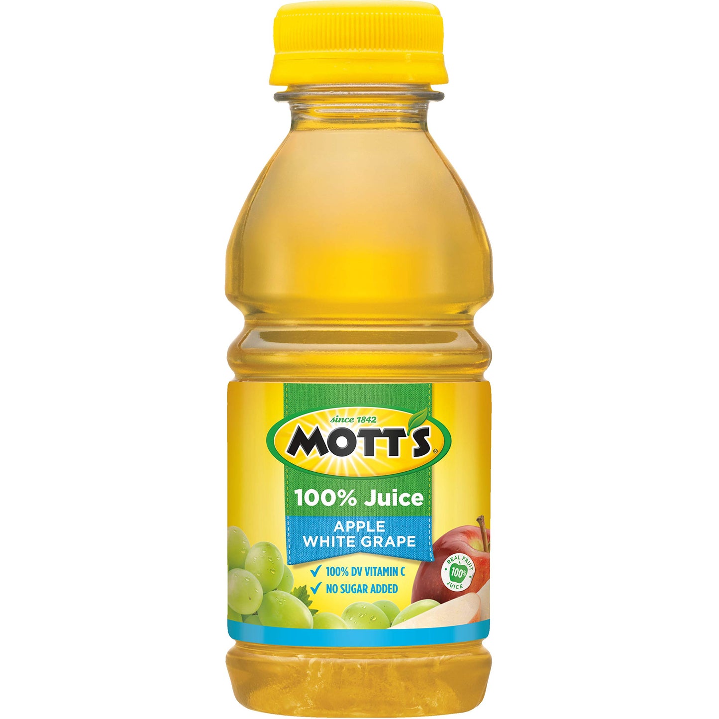 Motts 100% Apple White G Juice  8 fl oz bottles  6 pack