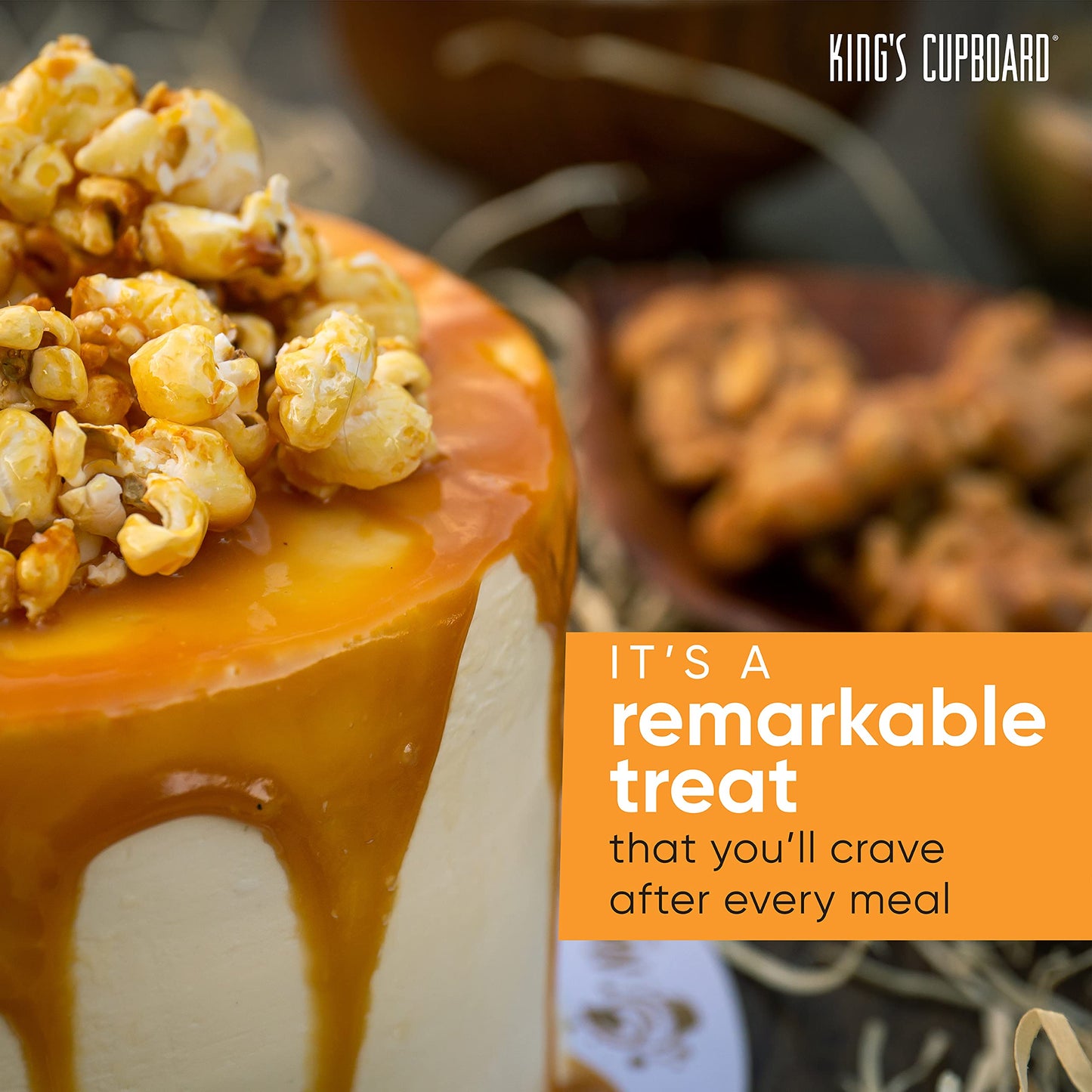 Kings Cupboard Caramel Sauce - Gluten-Free, All Natural, 10.4 oz, Pack of 2