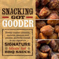 Rufus Teague Hot BBQ Variety Pack – Sweet, Spicy & Smoky Nuts, 9 oz Resealable Pouches, 3 Pack