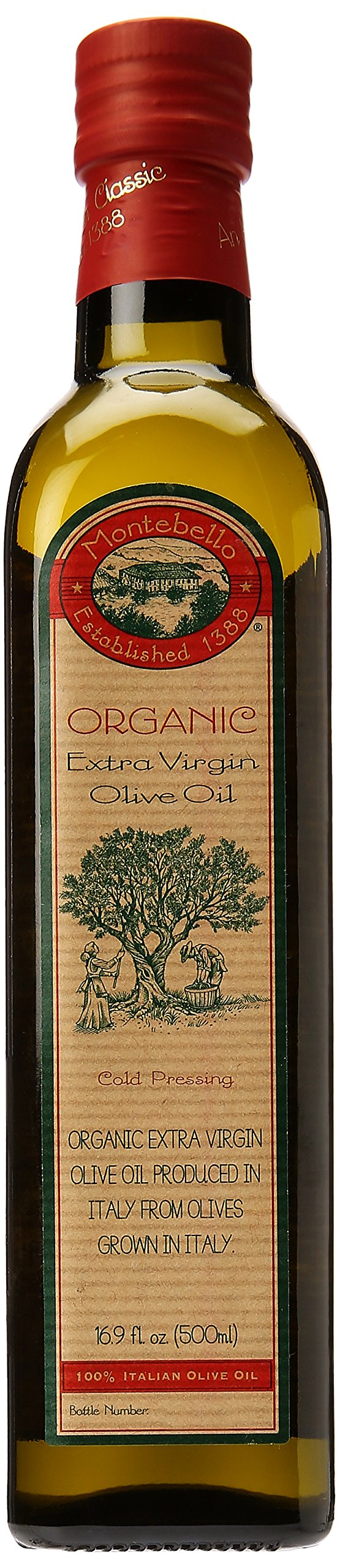 Montebello Organic Extra Virgin Olive Oil, 16.9 Ounces