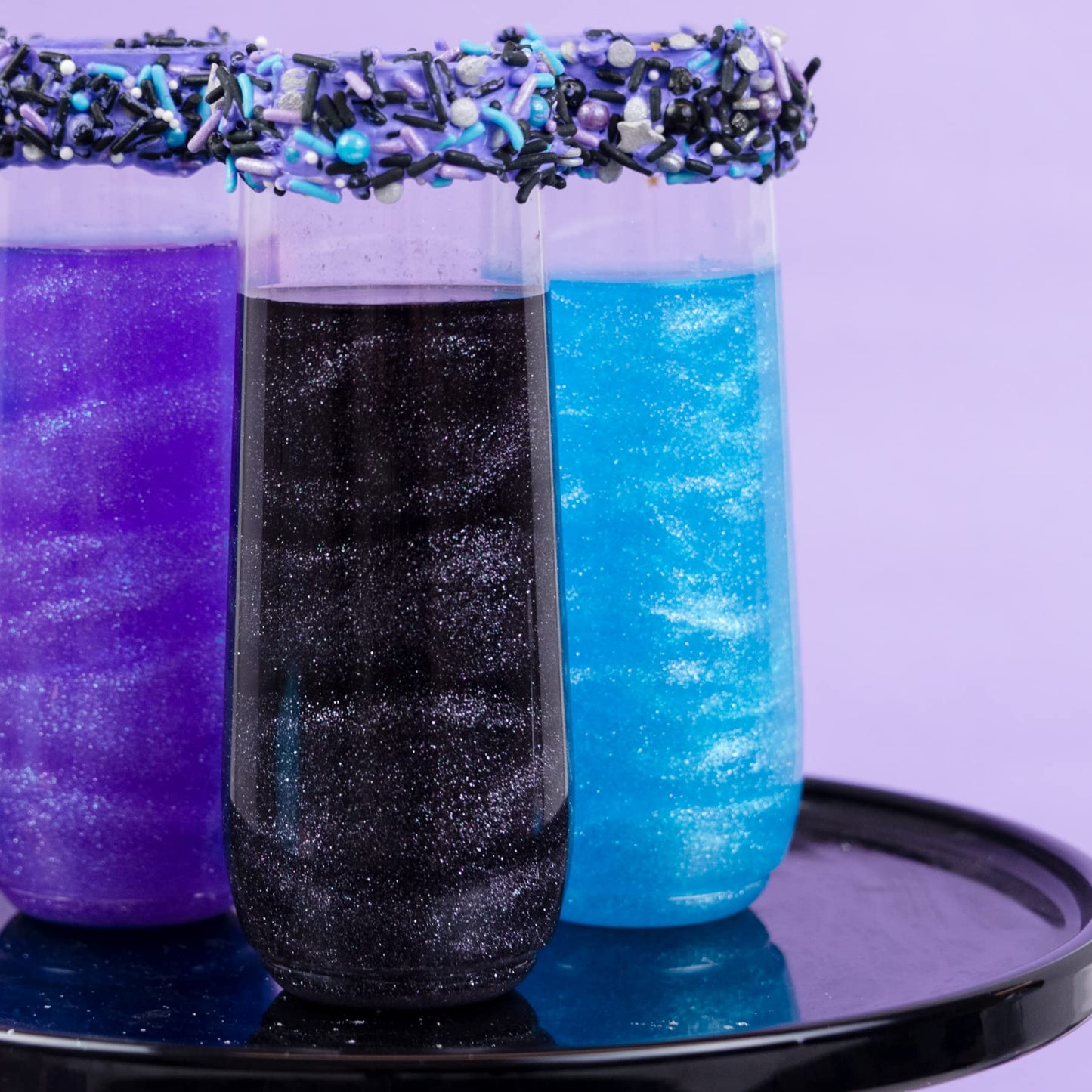 Sweets Indeed, Edible Glitter, Perfect for Drinks, Cocktails, Beverages & Cake Decorating, Dessert Cake Topper, Gift, 4 grams (B