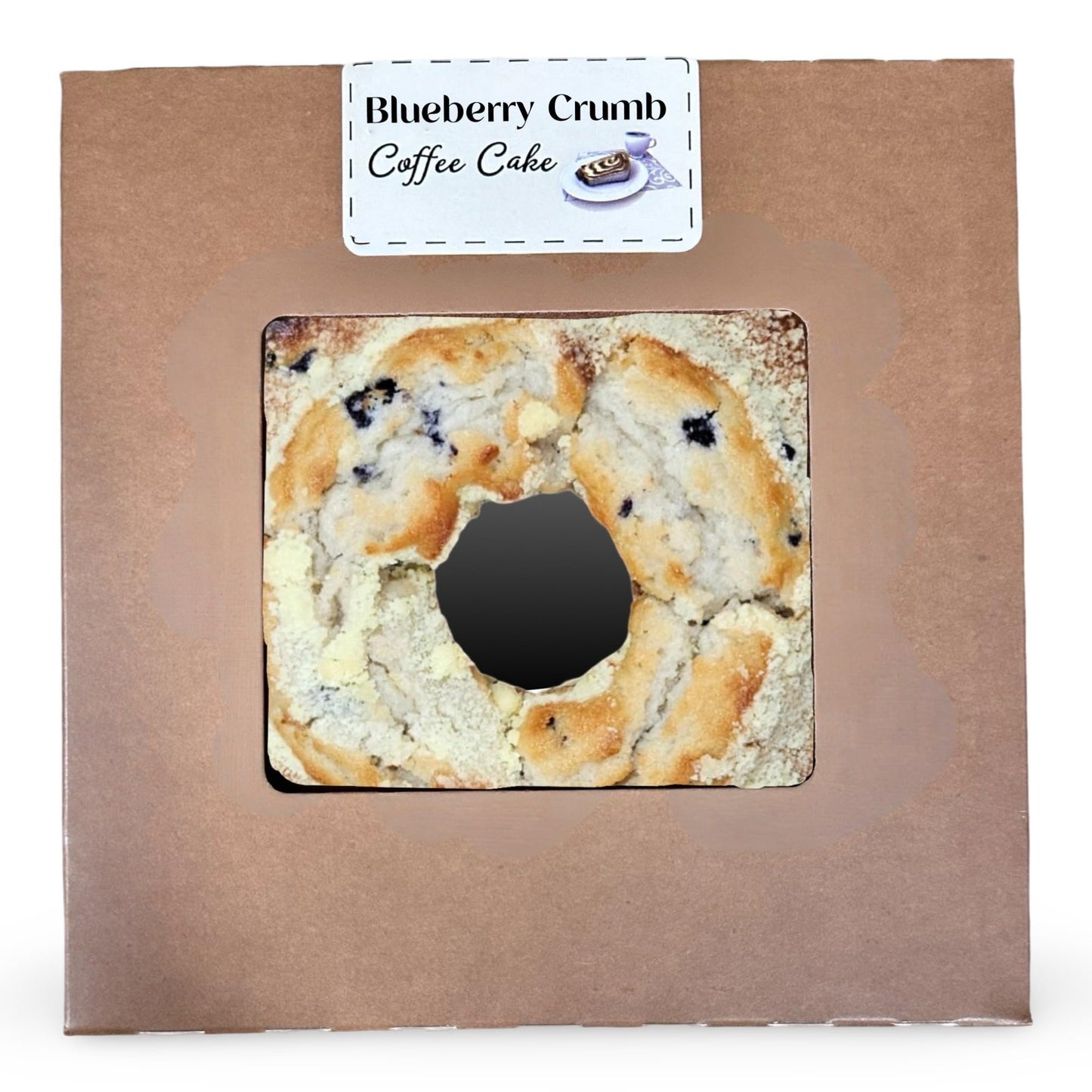 Carlotta s Bakery Authentic New York Round Coffee Cakes (24 Oz, Blueberry Crumb)