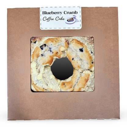 Carlotta s Bakery Authentic New York Round Coffee Cakes (24 Oz, Blueberry Crumb)