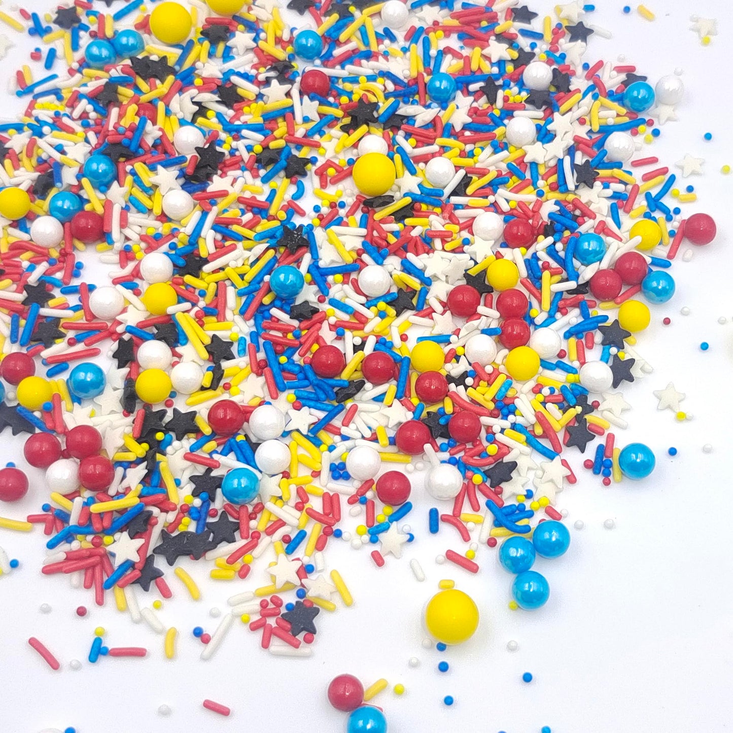 Sentovac Cake Sprinkles For Decorating | Edible Cupcake Sprinkles 1 Bottle 3.53Oz/ 100G | Colorful Sugar Sprinkles Rainbow Sprin