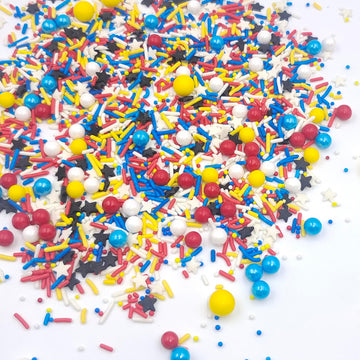 Sentovac Cake Sprinkles For Decorating | Edible Cupcake Sprinkles 1 Bottle 3.53Oz/ 100G | Colorful Sugar Sprinkles Rainbow Sprin
