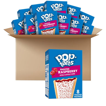 Pop-Tarts Toaster Pastries, Frosted Raspberry 13.5Oz (12 Count)