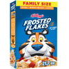Kelloggs Frosted Flakes Breakfast Cereal, Fat Free, Family Size, 21.7 oz
