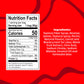 Blobs Gummy Candy - Low Carb, Low Calorie, Vegan, Gluten Free - 1.8 oz Bag (Pack of 6) - Pomegranate Apple Flavor