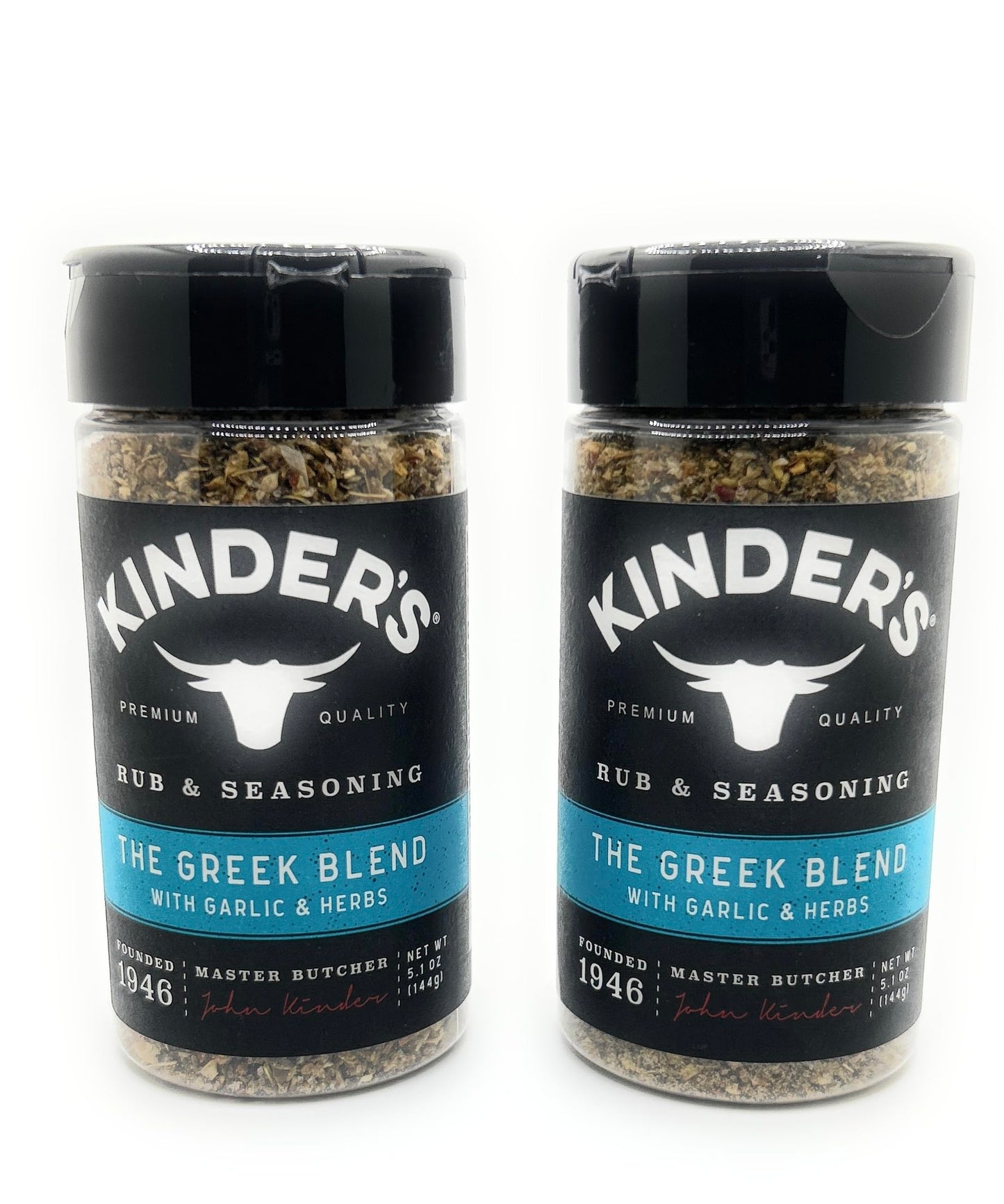 Kinders Seasonings & Rubs - 2 bottles (The Greek Blend 5.1oz)