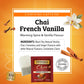 Twinings French Vanilla Chai Black Tea Individually Wrapped Bags, 20 Count (Pack of 1), Warm, Sweet & Spicy, Caffeinated, Enjoy