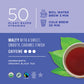 Teatulia Organic Black Tea Bags - 50 Pyramid Sachets - 100% Compostable - Strong English Breakfast