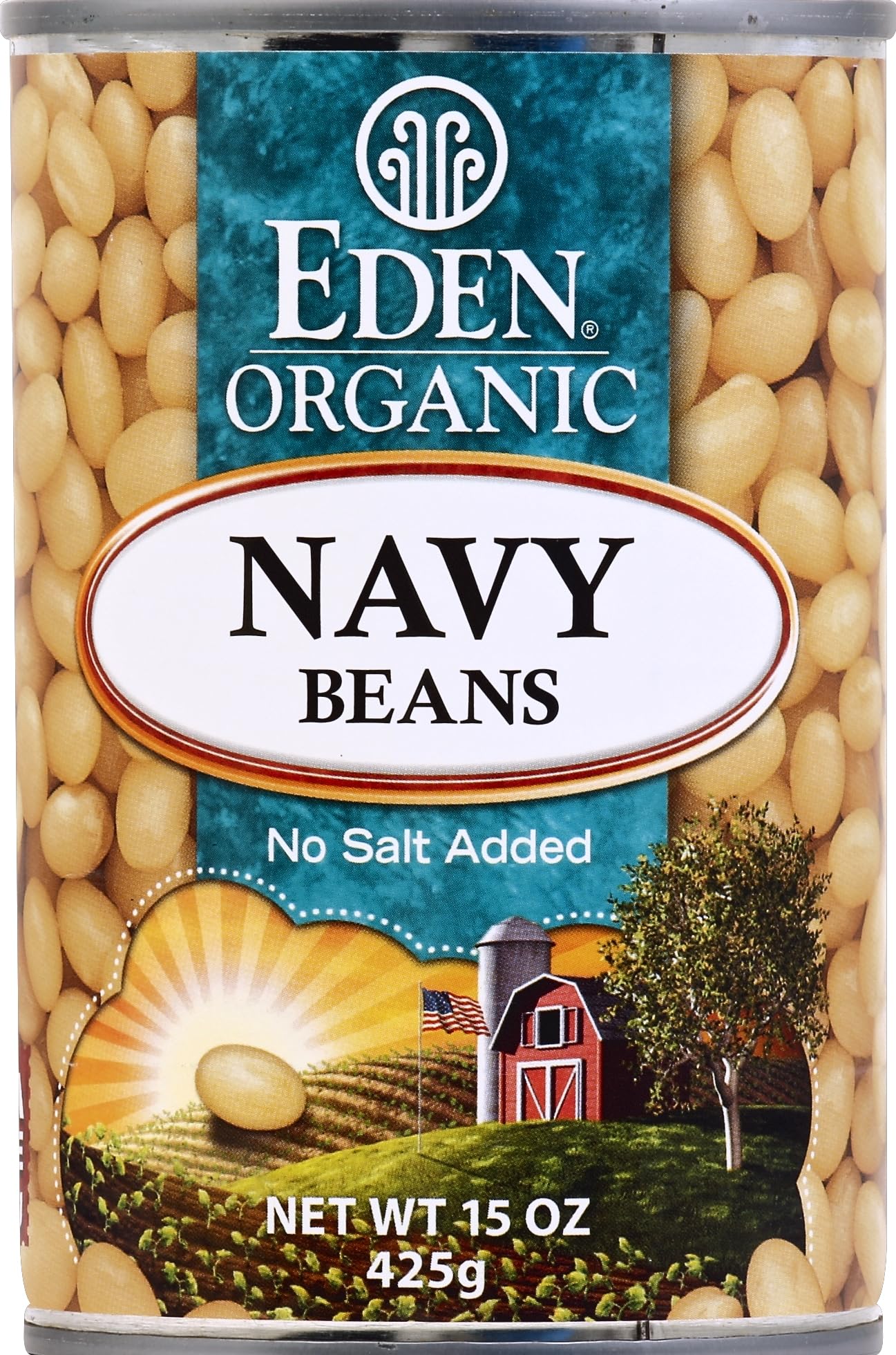 Eden Foods Navy Beans Can (12X15 Oz)