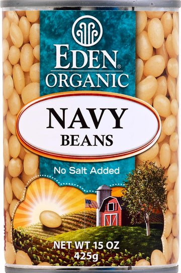 Eden Foods Navy Beans Can (12X15 Oz)