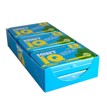 Big Sky Mint Iq Icy Peppermint Mint Candy 40 Grams Pack Of 6 Tins In Display Tray - Travel Size Mint Candies Tin - Keto Friendly