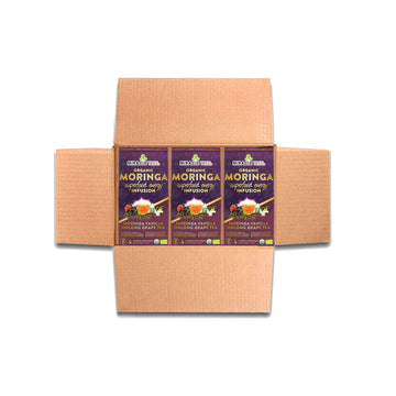 Miracle Tree's Moringa Energy Tea - Vanilla Oolong Grape | Super Caffeinated Blend | Healthy Coffee Alternative, Perfect for Foc