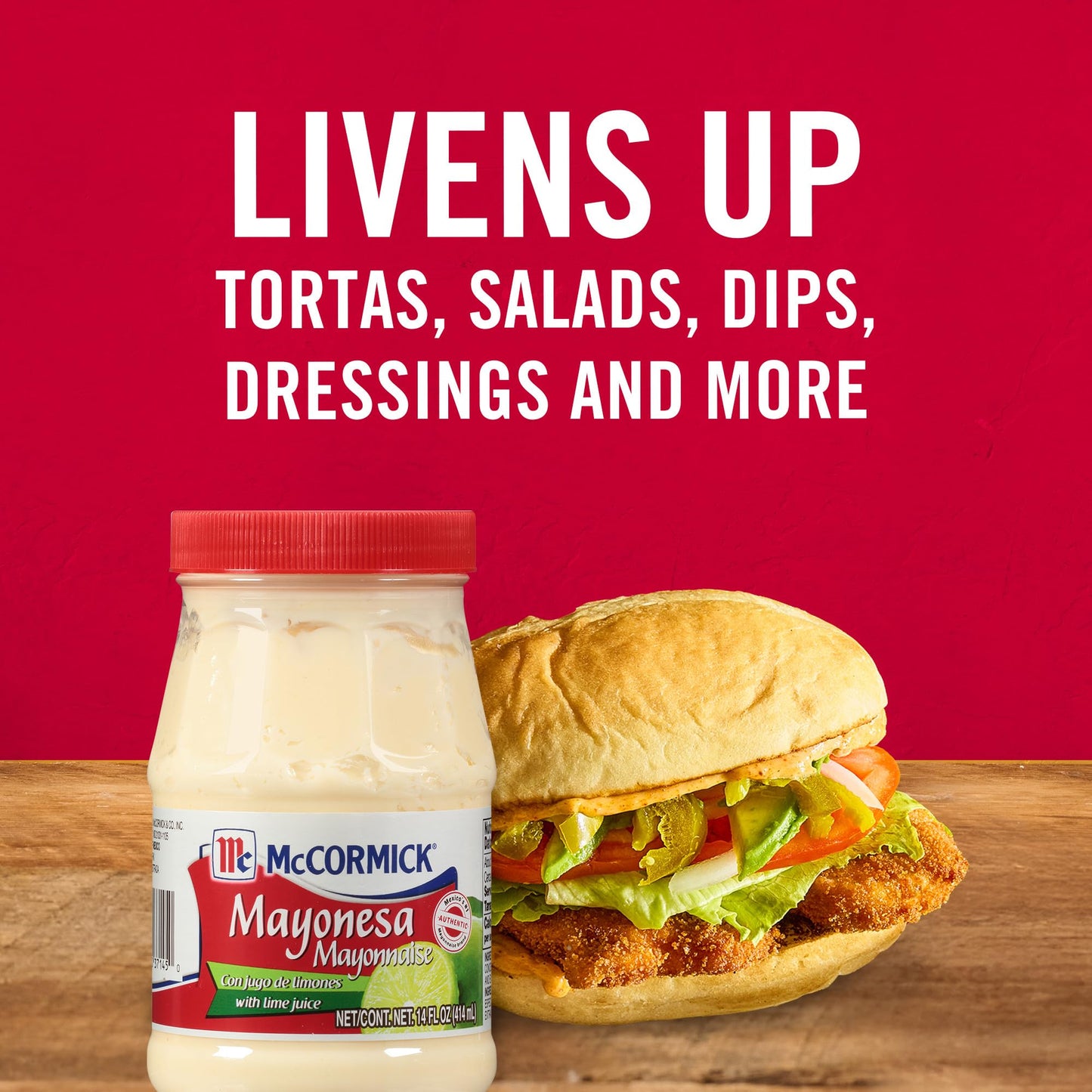 McCormick Mayonesa (Mayonnaise) with Lime Juice, 14 fl oz