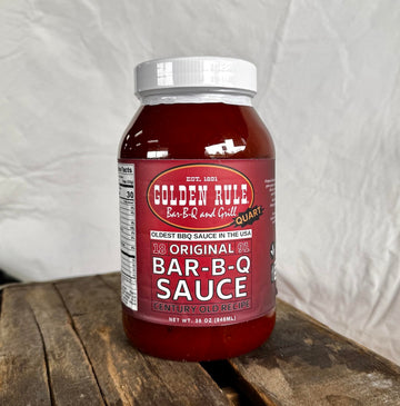 Golden Rule BBQ Sauce - Oldest BBQ Sauce in USA- Best Barbecue Sauce (Quart)- No High Fructose Corn Syrup