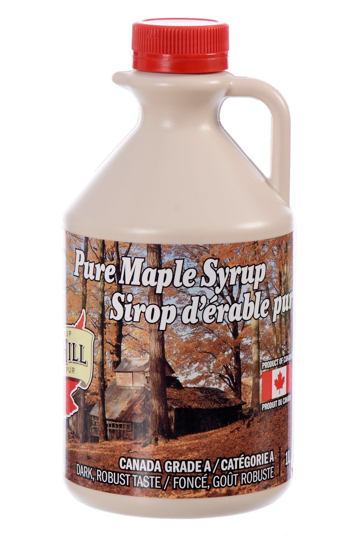 Turkey Hill Sugarbush 100% Pure Canadian enhanced Grade A Dark Robust Maple Syrup, 33.8 Fl Oz