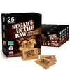 Sugar In The Raw Turbinado Cane Sugar Packets, 25 Ct Box, 12 Pack, Pure, All-Natural Turbinado Sugar, Non-Gmo Project Verified, 