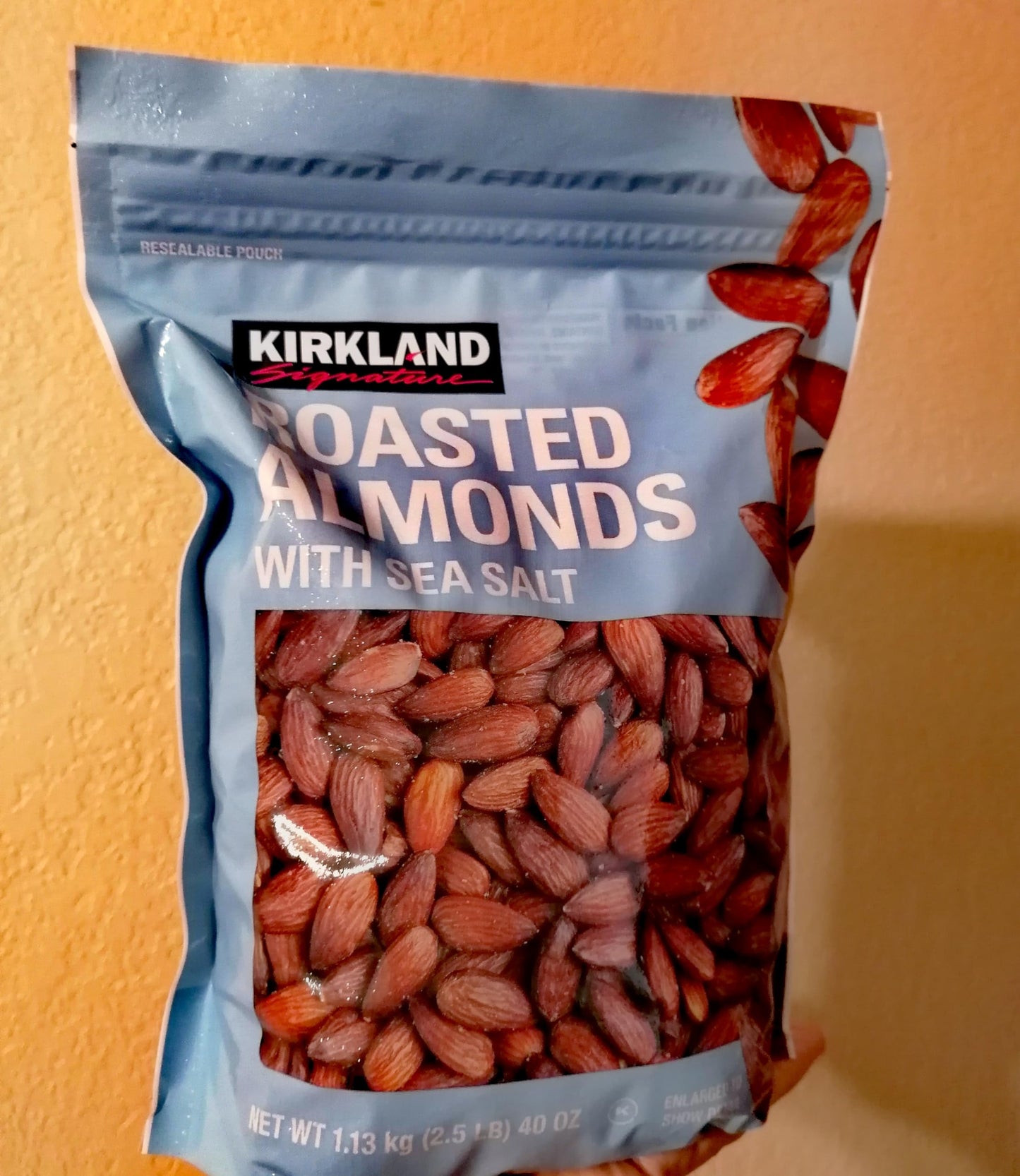 Kirkland Signature Roasted Almonds, Sea Salt, 2.5 Pounds
