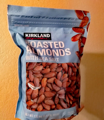 Kirkland Signature Roasted Almonds, Sea Salt, 2.5 Pounds