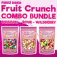 Freeze Dried Candy 3 Pack Fruit Crunch Original, Wildberry, Sour Mix Variety Gift Bundle 4 Oz - 3 Pack Treat Snack Sampler Set R