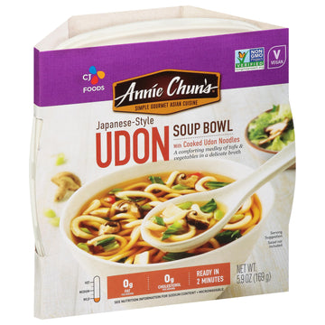 Annie Chuns Soup Bowl, Japanese Style Udon, Vegan, Non-GMO, 35.4 Oz (Pack of 6)