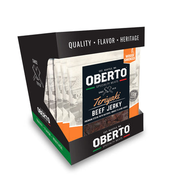 Oberto Specialty Meats Teriyaki Beef Jerky, 2.7 Ounce (Pack Of 8)