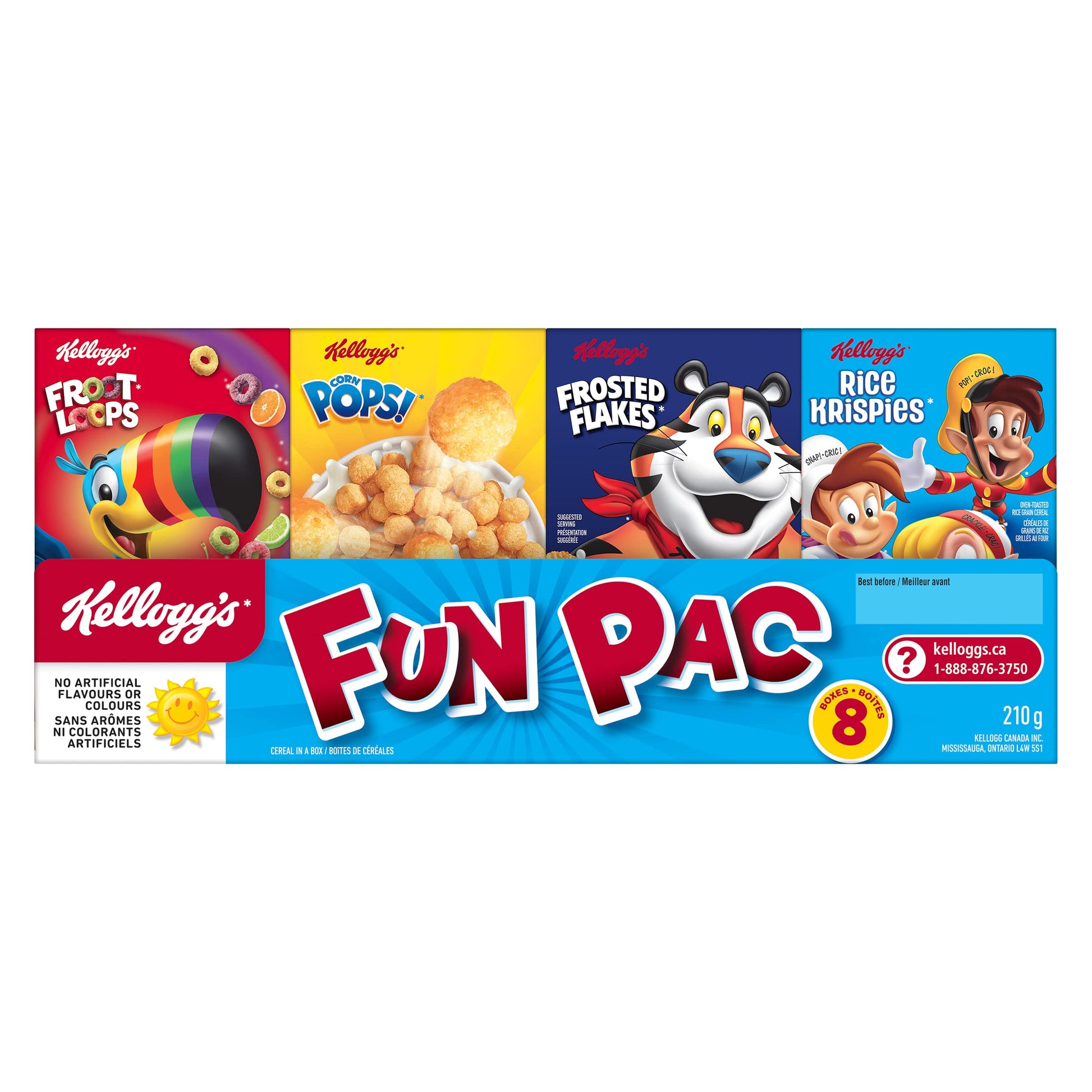 Kellogg's Fun Pak 210 Gram {Imported from Canada}