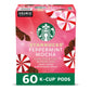 Starbucks K-Cup Coffee Pods, Peppermint Mocha, 100% Arabica, 60 Pods (6 Boxes)