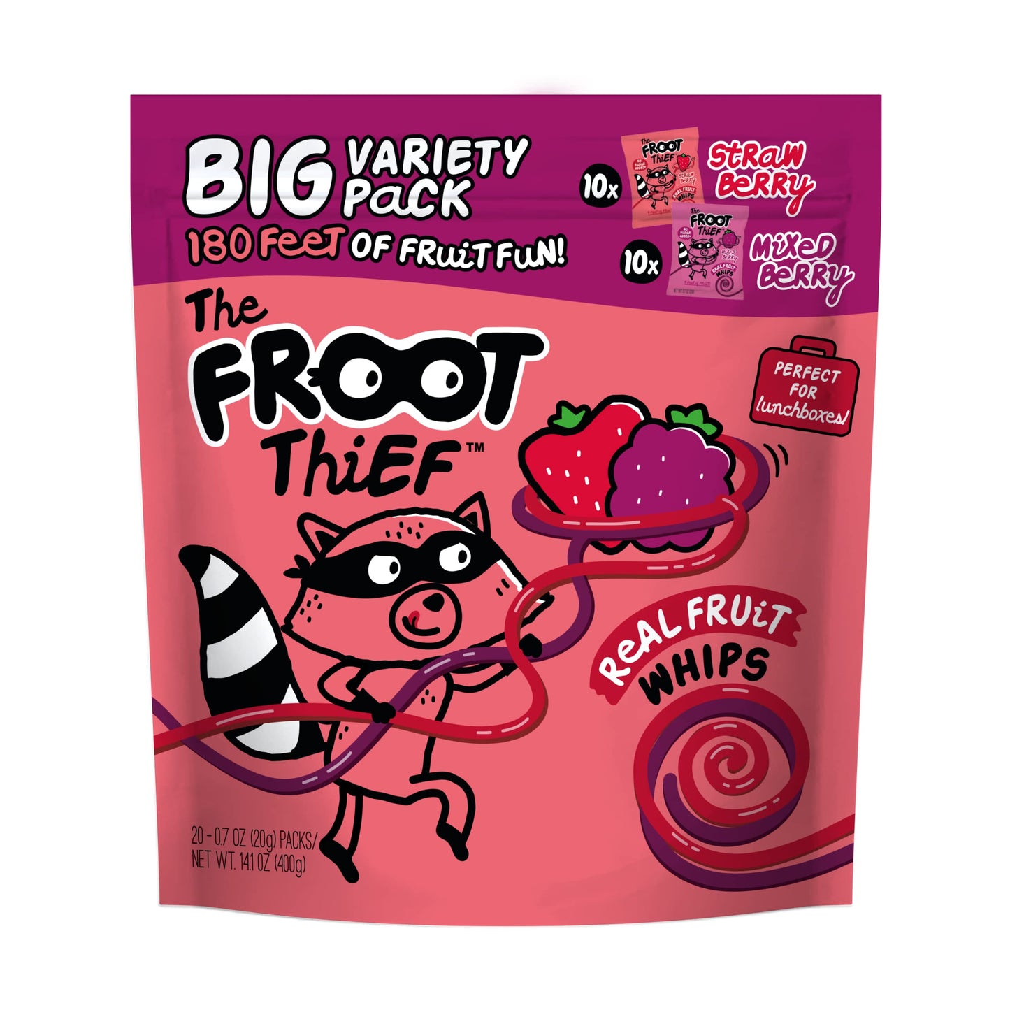 The Froot Thief Real Fruit Whips 20Ct, 1.06 Lbs