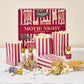 Thoughtfully Gourmet, Valentines Movie Night Popcorn Gift Set, Includes Yellow & Mixed Popcorn Kernels, 10 Popcorn Bags, 5 Gourm