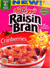 Kelloggs Raisin Bran with Cranberries - 13.5 oz (Pack of 2)