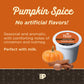 Peets Coffee Flavored Light Roast K-Cup Pods, Pumpkin Spice, 22 Count, Caramel Brûlée