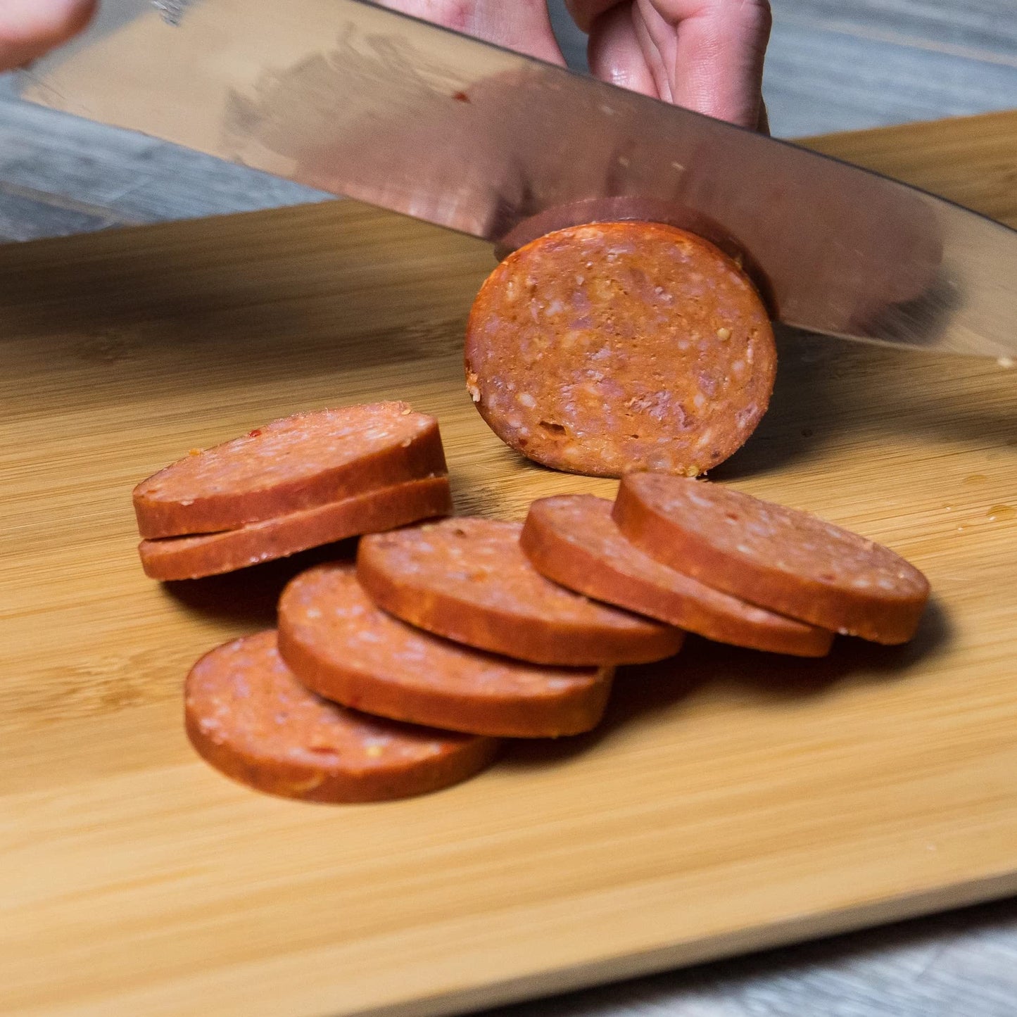 Pepper Joes Carolina Reaper Summer Sausage – Spicy Slow Smoked Sausage – 12 Ounces