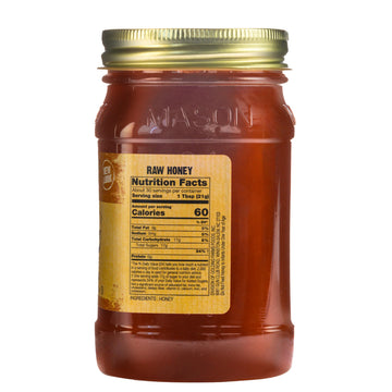 Mountain Ridge Honey, Naturally Healthy 100% Pure Raw Honey, 22 Ounces