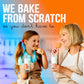 Mightylicious Handcrafted Salted Peanut Butter Cookies - Gluten-Free, Dairy-Free, Kosher, Grain-Free, Preservative-Free - Snack