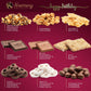 Kremery Creamy Chocolate Cravings - Happy Birthday  , Chocolate Covered Pretzels & Caramel Popcorn Gift Basket, In Seagrass Tray + Ribbon & Greeting Card (Deluxe, 3.5 Lbs) Food Assortments