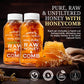 JAMIES HIVE TO TABLE Raw Unfiltered Honey & Honeycomb - 24oz Squeeze Bottle, 2 Pack