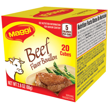 Maggi Beef Flavor Bouillon Cubes 2.8 Oz. Box