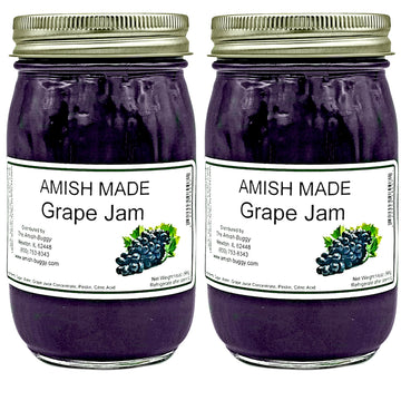 Amish Grape Jam - Two 16 Oz Jars