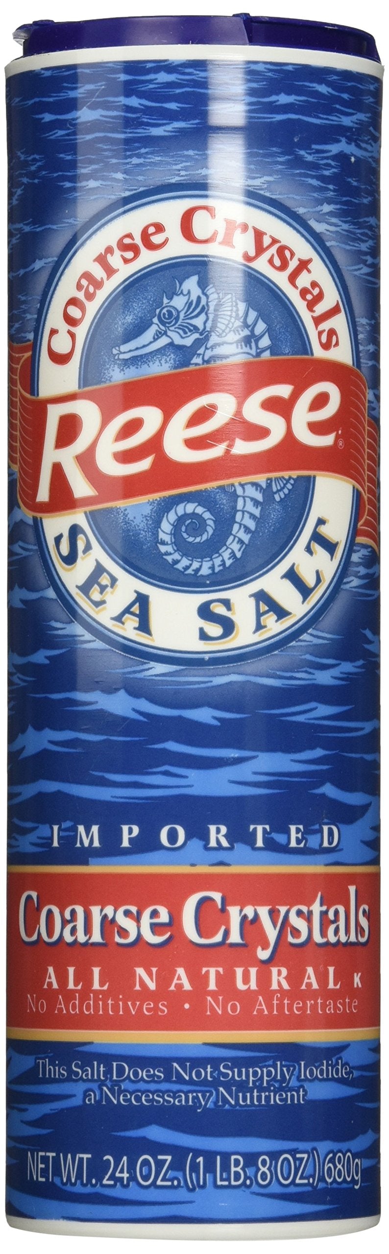 Reese Coarse Sea Salt, 24-Ounces (Pack of 12)
