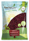 Food to Live Dried Cranberries, 8 Pounds - Raw, Kosher, Vegan, Lightly Sweetened and Coated with Sunflower Oil, Unsulfured, Bulk